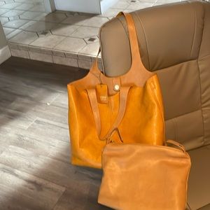 2 piece shoulder bag ( Tan)